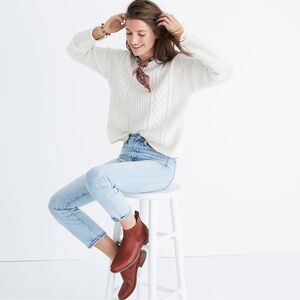Madewell Cableknit Pullover Sweater